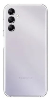 Чехол для смартфона Samsung Galaxy A17 - силиконовый прозрачный