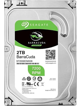 Жесткий диск SATA 2Tb Seagate Barracuda 7200rpm 256Mb SATA-3