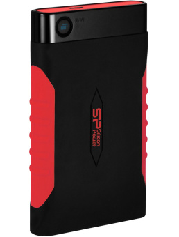 Внешний жесткий диск 2Tb Silicon Power Armor A15 2.5" USB3.0 черный/красный