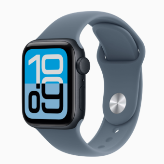 Смарт-часы Apple Watch SE 2025 40mm Sport Band Midnight (темнаяч ночь)