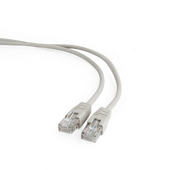 Кабель патч-корд Patch cord кат.5e  3.0м, Cablexpert, многожильный, серый