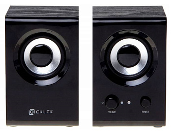 Акустическая система OKLICK OK-160 (2x3W, питание от USB) черный