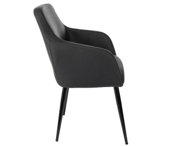 Кресло Бюрократ CH-380F черный экокожа на ножках металл