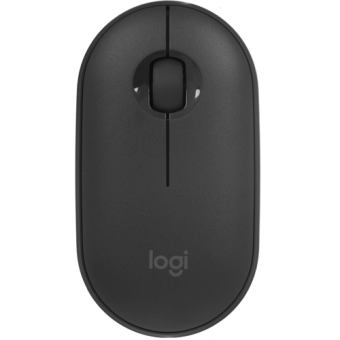 Мышь беспроводная Logitech M350 Bluetooth Pebble черный