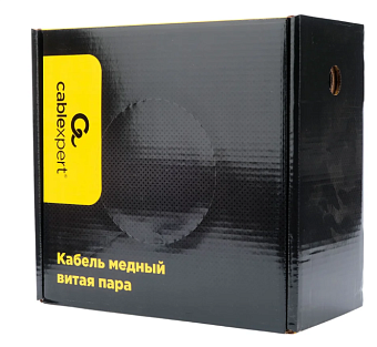 Кабель витая пара внутренний 4 пары кат.6 UTP (100м) медный Cablexpert серый