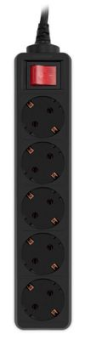 Сетевой фильтр PC Pet AP01006 (5 розеток) 5.0м черный