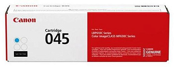 Картридж лазерный Canon 045 C для i-SENSYS MF630, голубой