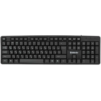 Клавиатура проводная Defender NEXT HB-440 черный