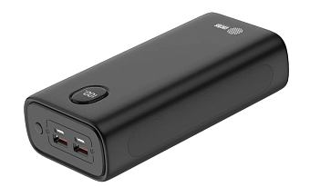 Внешний аккумулятор 30000 mAh_ Cactus CS-PBFSJA-30000 черный