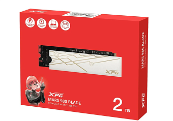 Накопитель SSD M.2 2Tb ADATA XPG MARS 980 BLADE (PCI-E 5.0 x4, 14000/13000 Мбайт/сек)
