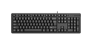 Клавиатура проводная A4Tech KK-3 USB черный