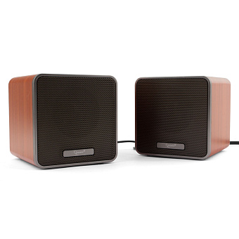 Акустическая система Gembird SPK-206 (5Вт, USB-питание, регулятор громкости) Brown (коричневый)