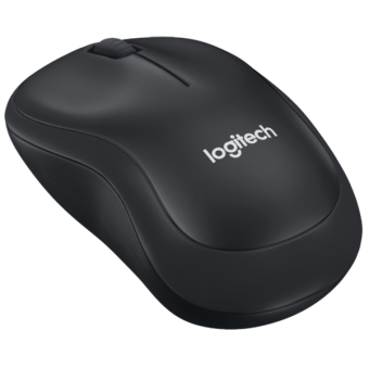 Мышь беспроводная Logitech B220 Wireless Silent черный