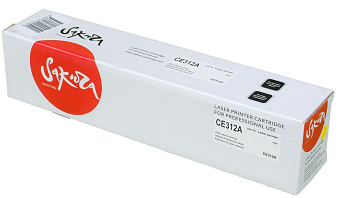 Картридж лазерный Sakura  SACE312A (CE312A) для HP LaserJet Pro CP1025, CP1025N, желтый