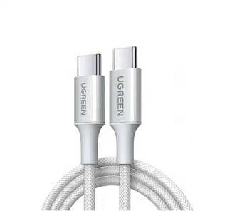 Кабель USB-C < - > USB-C, 1.0м, UGREEN L501 60W титан