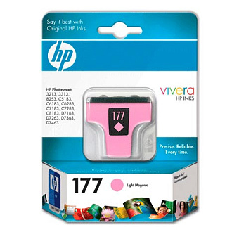 Картридж струйный HP 177 (C8775H) для HP PhotoSmart 3213/3313/D7163/D7363/8253, светло-пурпурный