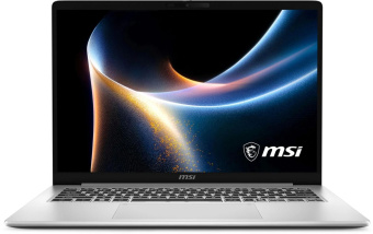 Ноутбук MSI Modern 14S AI+ G3MG-010XRU Ultra 7 355/16G/512 SSD/Intel HD/14"FHD OLED/DOS/Silver (сере