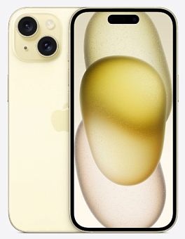 Смартфон Apple iPhone 15 128Gb Yellow (желтый)