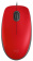 Мышь проводная Logitech M110 Silent USB Red