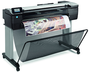 Плоттер HP Designjet T830 (24"/610 мм, 26сек/стр формата A1, USB&LAN&WiFi) + подставка