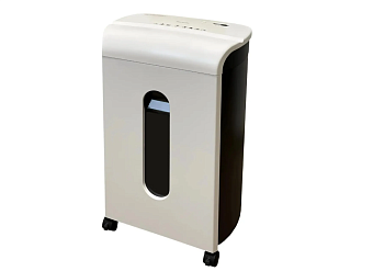 Уничтожитель бумаги Gladwork Harmony P-10M (секр.P-5)/фрагменты/10лист./21лтр./скрепки/скобы/пл.карт