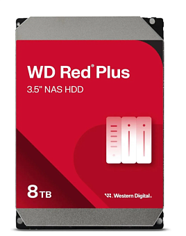 Жесткий диск SATA 8Tb WD Red Plus 5640rpm 256Mb SATA-3