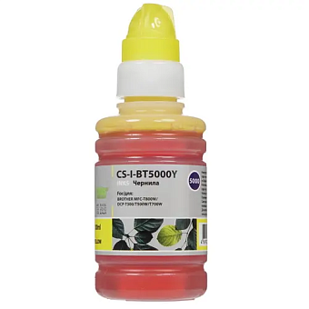 Картридж струйный CACTUS CS-I-BT5000Y желтый 100мл для Brother DCP-T300/T500W/T700W/MFC-T800W
