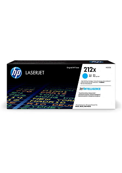 Картридж лазерный HP 212X (W2121X) для HP CLJ Enterprise M554/M555 голубой