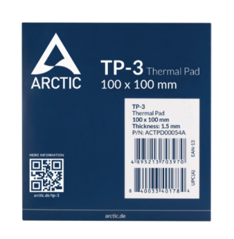 Термопрокладка Arctic Thermal pad 100x100 mm, t:1.5 - 1шт.