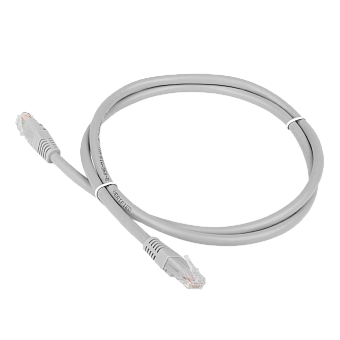 Кабель патч-корд Patch cord кат.5e  1.5м, Cablexpert, многожильный, серый