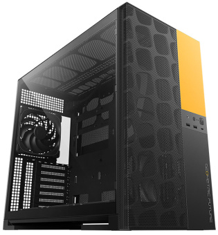 Корпус Geometric Future Model 5 Vent ATX чёрный/Yellow
