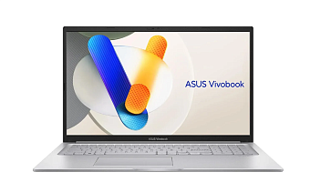 Ноутбук ASUS VivoBook X1704VA-AU398 i7 1355U/16G DDR4/1Tb SSD/Intel Iris Xe/17.3"FHD/DOS/Silver