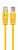 Кабель патч-корд .Patch cord кат.5e  1.0м, Cablexpert, многожильный, желтый