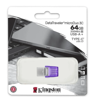 Флешка 64Gb Kingston DataTraveler USB3.2 Type-C