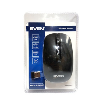 Мышь беспроводная Sven RX-260W Wireless черный