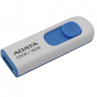 Флешка 16Gb ADATA [C008] USB white-blue