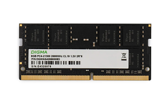 Модуль памяти SODIMM DDR4 .8Gb PC4-21300 2666MHz Digma