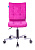 Кресло Бюрократ CH-330M (ткань, без мех. качания, крест. металл, до 120 кг) Малиновый
