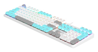 Клавиатура проводная A4Tech Bloody S510N (механика Bloody BLMS, Anti-Ghost, подсветка:NEON) White