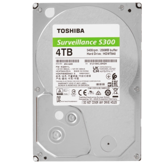 Жесткий диск SATA 4Tb Toshiba S300 5400rpm 256Mb SATA-3