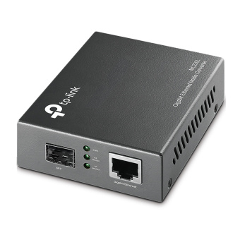 Медиаконвертер TP-Link MC220L 1000 Мбит/с, SFP, черный