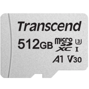 Карта памяти microSD 512Gb Transcend microSDXC Class 10  + адаптер SD