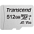 Карта памяти microSD 512Gb Transcend microSDXC Class 10  + адаптер SD