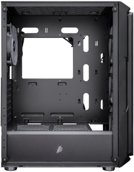 Корпус 1STPLAYER XF-BK-4F7 ARGB ATX чёрный