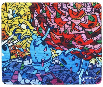 Коврик для мыши Gembird MP - ROBO (220 х 180 х 1 мм) роботы