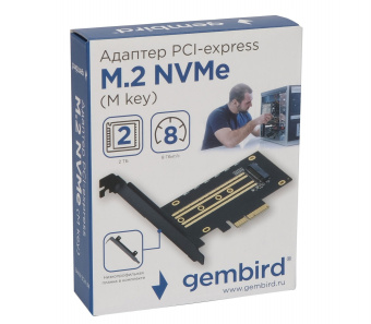 Адаптер Gembird MF-PCIE-NVME PCI-E для SSD M2