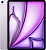 Планшет Apple iPad Air 13" 2024 M2  256Gb  Wi-Fi Purple (без RuStore)