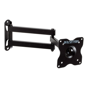 Крепление для телевизора Kromax DIX-15 (15"-28" макс.30кг настенный поворот и наклон) Black