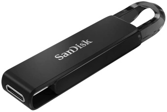 Флешка 64Gb SanDisk CZ460 Ultra Type-C, USB Type-C, черный
