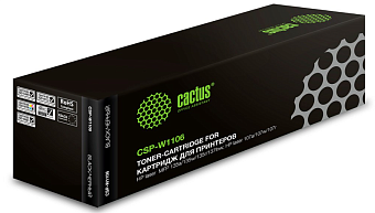 Картридж лазерный Cactus CSP-W1106 для HP Laser 107a/107r/107w/135a MFP/135r MFP черный
